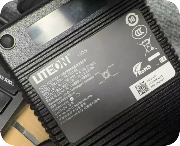*Brand NEW*330W 19.5V 16.92A 4-Pin DIN Power Adapter Compatible with LITEON PA-1331-88 C